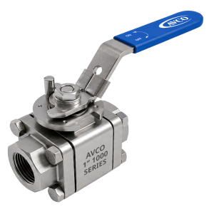 1100 Series - 3 Piece, Full Port, 2 Way, Fire Safe Ball Valve (Engineered in USA)