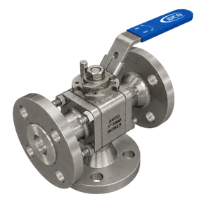 1700 Series - 3 Way, Bottom Entry, Diverter Ball Valve (Engineered in USA)