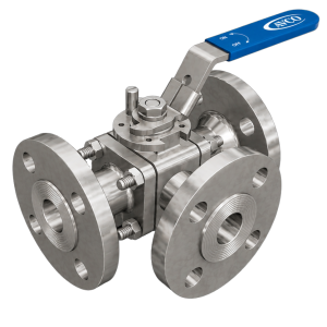 1800 Series - 3 Way, Side Entry, Diverter Ball Valve (Engineered in USA)