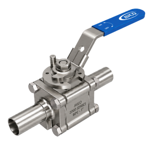 2100 Series - 3 Piece, Sanitary, Full Port, Tube OD Ball Valve (Engineered in USA)