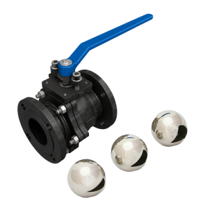 9900 Series - 2 Piece, Vee Port, Fire Safe, Flanged Ball Valve (Engineered in USA)