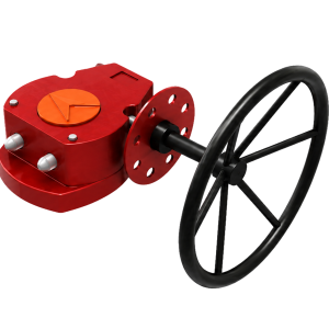 Gear Operators - Quarter Turn Gear Operator, Rugged Worm Drive, ISO 5211 Direct Mount