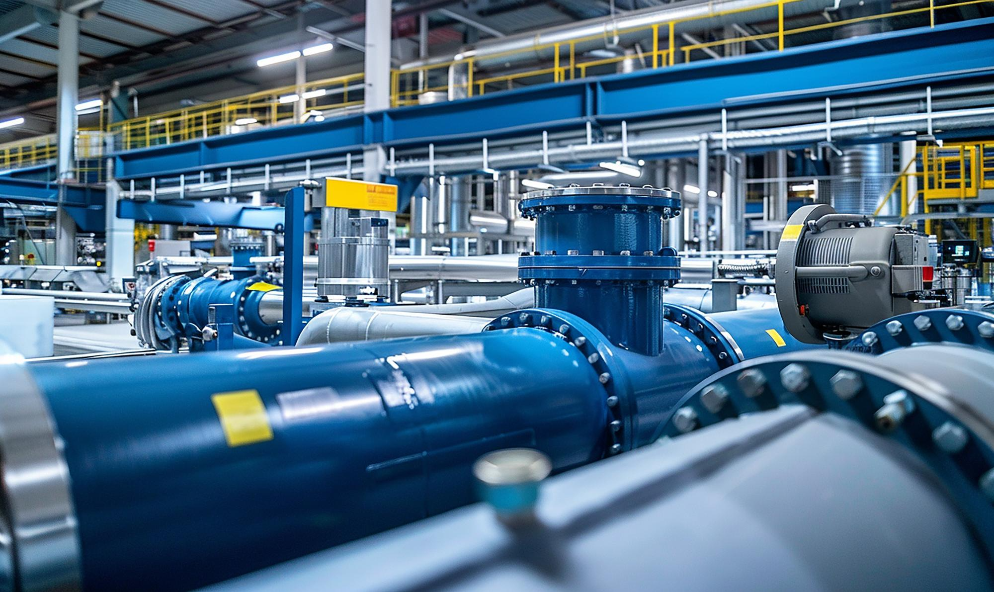 Industrial valves and piping
